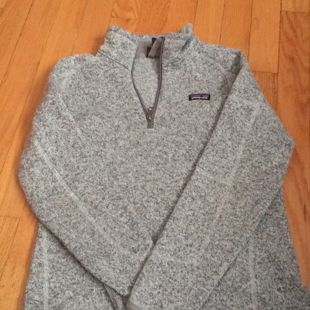 Girls Patagonia better sweater quarter zip